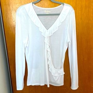 Size Lg white Lilly blouse